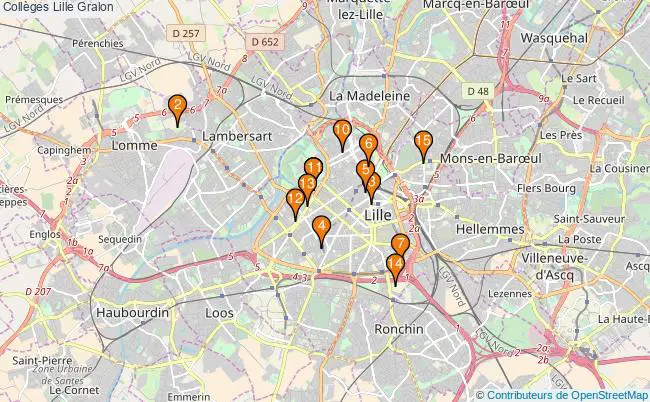 plan Collèges Lille Associations collèges Lille : 15 associations