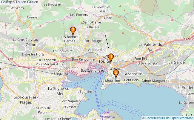plan Collèges Toulon Associations collèges Toulon : 4 associations