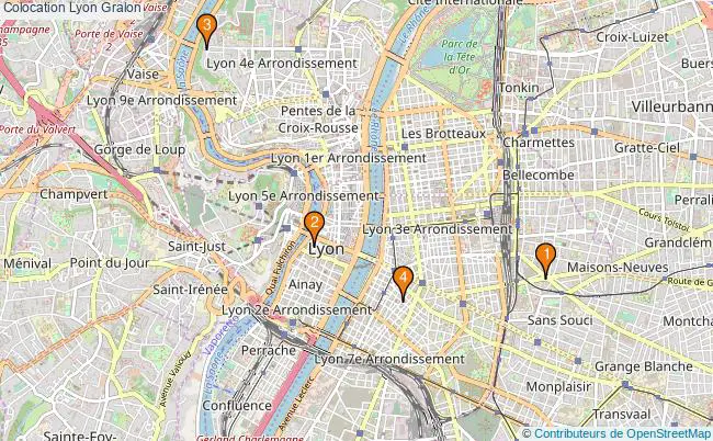 plan Colocation Lyon Associations colocation Lyon : 4 associations
