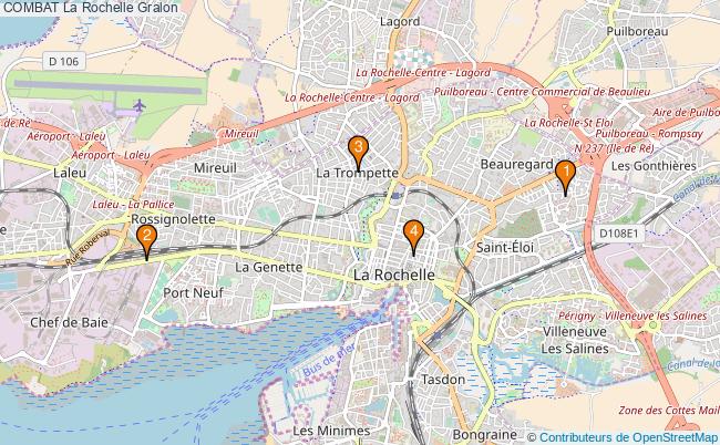 plan COMBAT La Rochelle Associations COMBAT La Rochelle : 6 associations