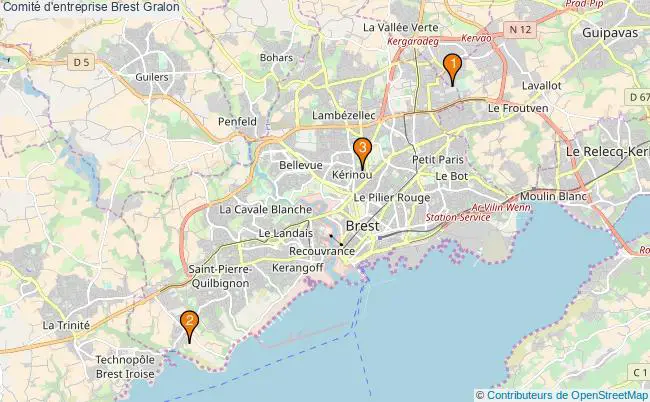 plan Comité d'entreprise Brest Associations comité d'entreprise Brest : 4 associations