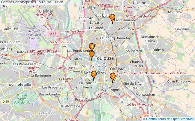 plan Comités d'entreprises Toulouse Associations comités d'entreprises Toulouse : 6 associations