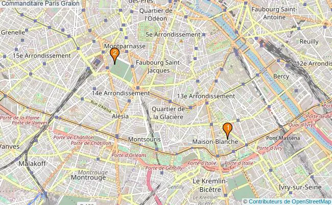 plan Commanditaire Paris Associations Commanditaire Paris : 2 associations