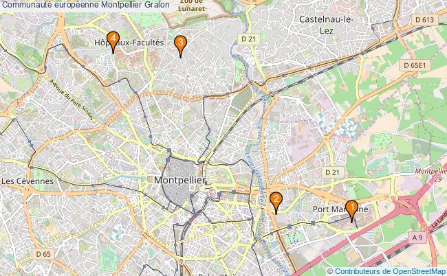plan Communauté européenne Montpellier Associations communauté européenne Montpellier : 4 associations