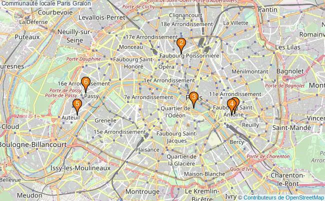 plan Communauté locale Paris Associations communauté locale Paris : 14 associations