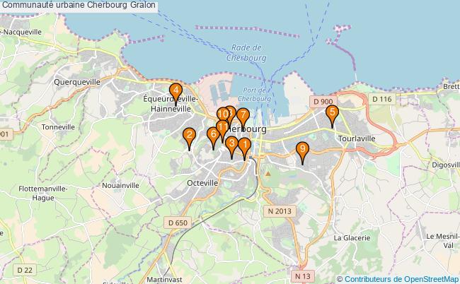 plan Communauté urbaine Cherbourg Associations communauté urbaine Cherbourg : 10 associations