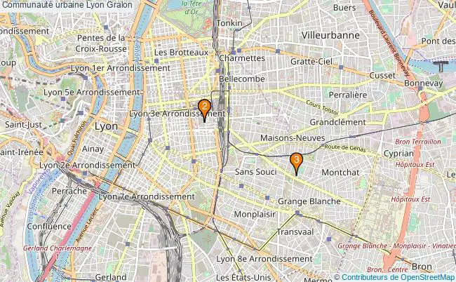 plan Communauté urbaine Lyon Associations communauté urbaine Lyon : 3 associations