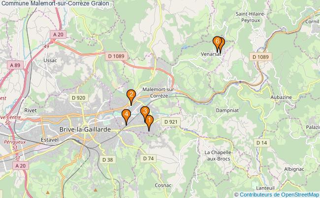 plan Commune Malemort-sur-Corrèze Associations commune Malemort-sur-Corrèze : 7 associations