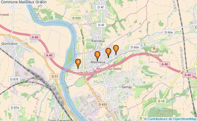 plan Commune Massieux Associations commune Massieux : 5 associations