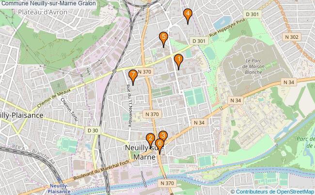 plan Commune Neuilly-sur-Marne Associations commune Neuilly-sur-Marne : 9 associations