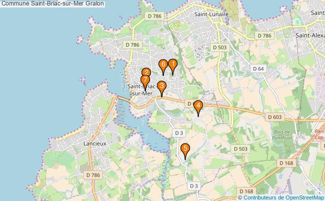plan Commune Saint-Briac-sur-Mer Associations commune Saint-Briac-sur-Mer : 8 associations