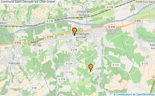 plan Commune Saint-Georges-sur-Cher Associations commune Saint-Georges-sur-Cher : 3 associations