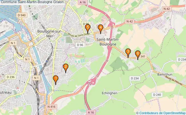 plan Commune Saint-Martin-Boulogne Associations commune Saint-Martin-Boulogne : 8 associations