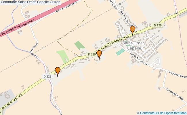 plan Commune Saint-Omer-Capelle Associations commune Saint-Omer-Capelle : 3 associations