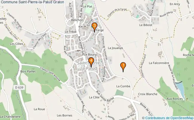plan Commune Saint-Pierre-la-Palud Associations commune Saint-Pierre-la-Palud : 4 associations
