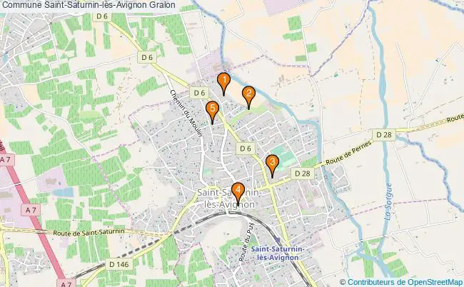 plan Commune Saint-Saturnin-lès-Avignon Associations commune Saint-Saturnin-lès-Avignon : 4 associations