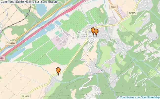 plan Commune Sainte-Hélène-sur-Isère Associations commune Sainte-Hélène-sur-Isère : 2 associations
