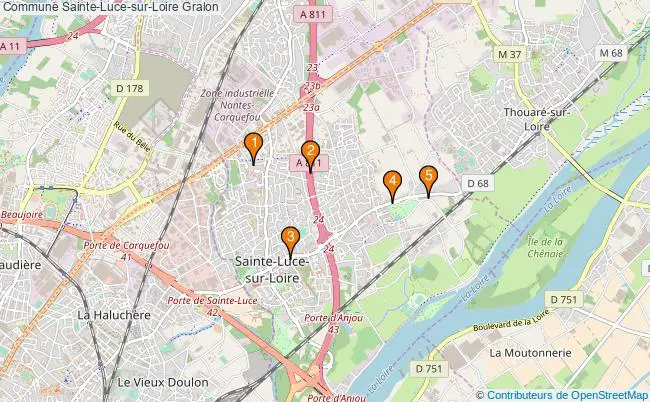 plan Commune Sainte-Luce-sur-Loire Associations commune Sainte-Luce-sur-Loire : 6 associations