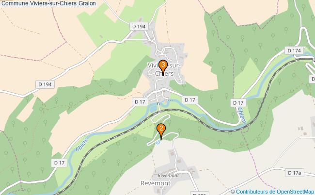 plan Commune Viviers-sur-Chiers Associations commune Viviers-sur-Chiers : 3 associations
