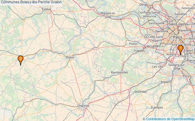 plan Communes Boissy-lès-Perche Associations communes Boissy-lès-Perche : 1 associations