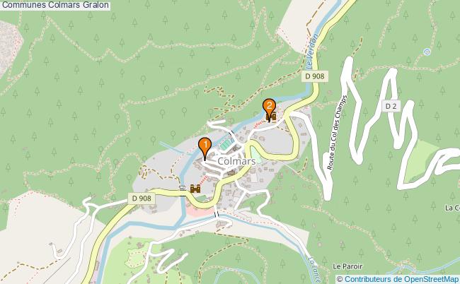 plan Communes Colmars Associations communes Colmars : 2 associations