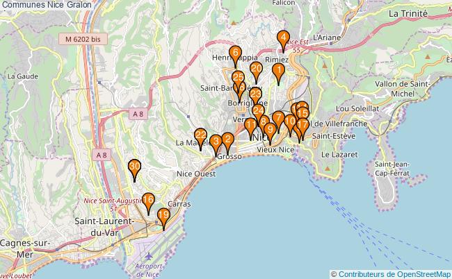 plan Communes Nice Associations communes Nice : 106 associations