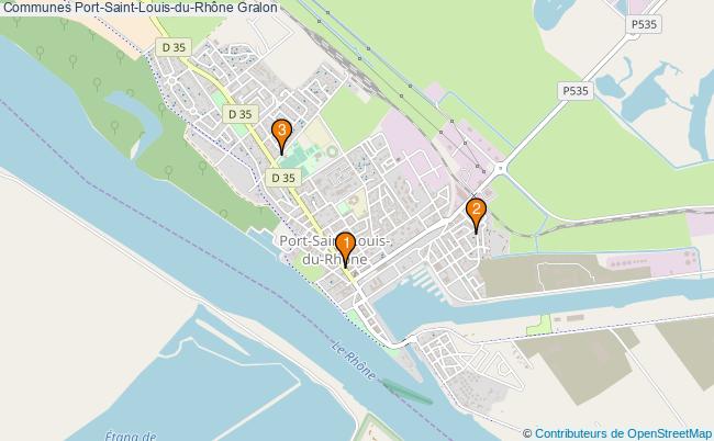 plan Communes Port-Saint-Louis-du-Rhône Associations communes Port-Saint-Louis-du-Rhône : 3 associations