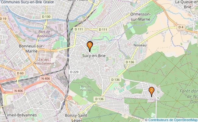 plan Communes Sucy-en-Brie Associations communes Sucy-en-Brie : 8 associations