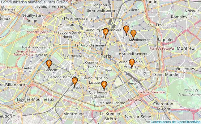 plan Communication numérique Paris Associations communication numérique Paris : 11 associations