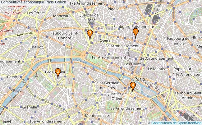 plan Compétitivité économique Paris Associations compétitivité économique Paris : 6 associations