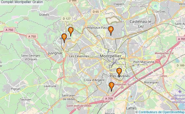 plan Complet Montpellier Associations Complet Montpellier : 6 associations