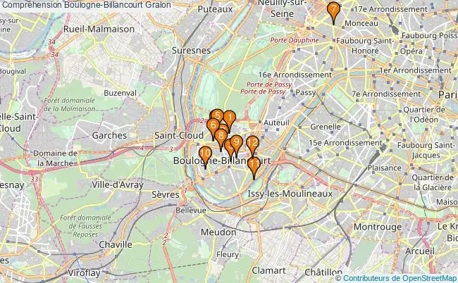 plan Compréhension Boulogne-Billancourt Associations Compréhension Boulogne-Billancourt : 16 associations