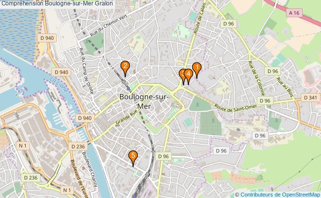 plan Compréhension Boulogne-sur-Mer Associations Compréhension Boulogne-sur-Mer : 6 associations