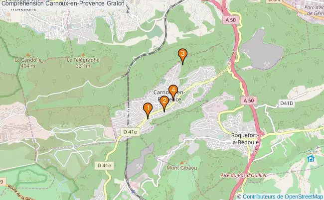 plan Compréhension Carnoux-en-Provence Associations Compréhension Carnoux-en-Provence : 4 associations
