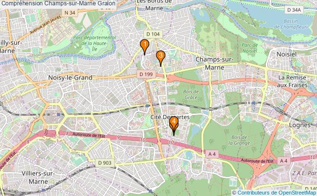 plan Compréhension Champs-sur-Marne Associations Compréhension Champs-sur-Marne : 4 associations