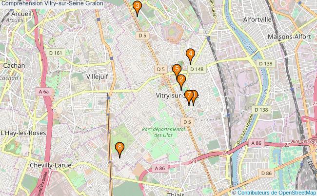 plan Compréhension Vitry-sur-Seine Associations Compréhension Vitry-sur-Seine : 8 associations
