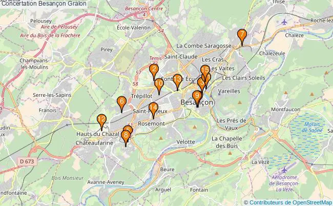 plan Concertation Besançon Associations Concertation Besançon : 15 associations