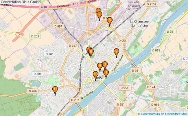 plan Concertation Blois Associations Concertation Blois : 11 associations