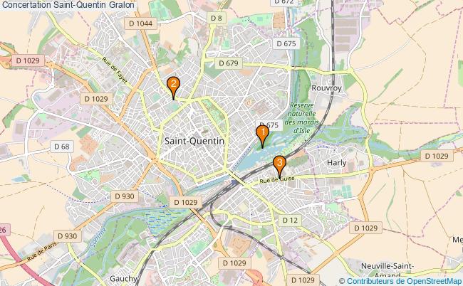 plan Concertation Saint-Quentin Associations Concertation Saint-Quentin : 3 associations