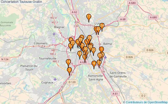 plan Concertation Toulouse Associations Concertation Toulouse : 45 associations