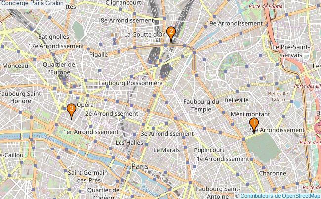 plan Concierge Paris Associations Concierge Paris : 3 associations