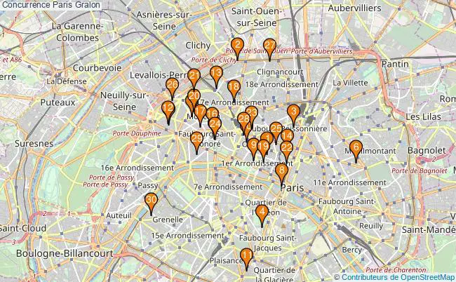 plan Concurrence Paris Associations Concurrence Paris : 96 associations