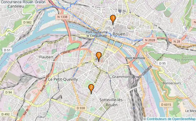 plan Concurrence Rouen Associations Concurrence Rouen : 4 associations