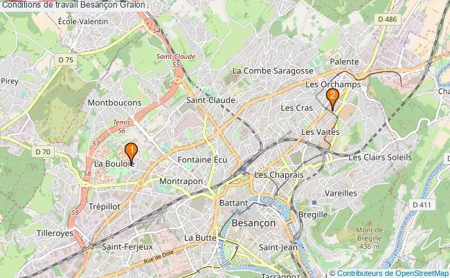 plan Conditions de travail Besançon Associations conditions de travail Besançon : 4 associations
