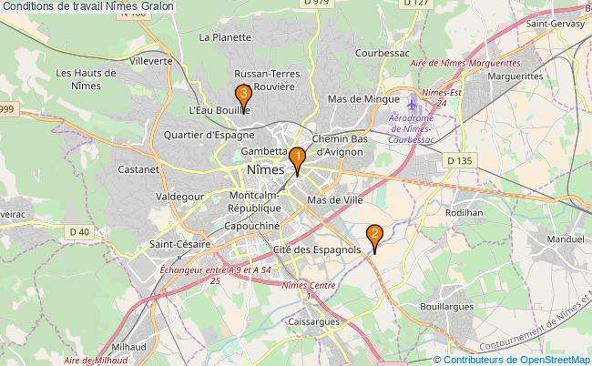 plan Conditions de travail Nîmes Associations conditions de travail Nîmes : 4 associations