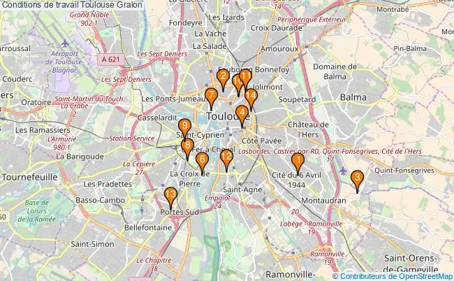 plan Conditions de travail Toulouse Associations conditions de travail Toulouse : 18 associations