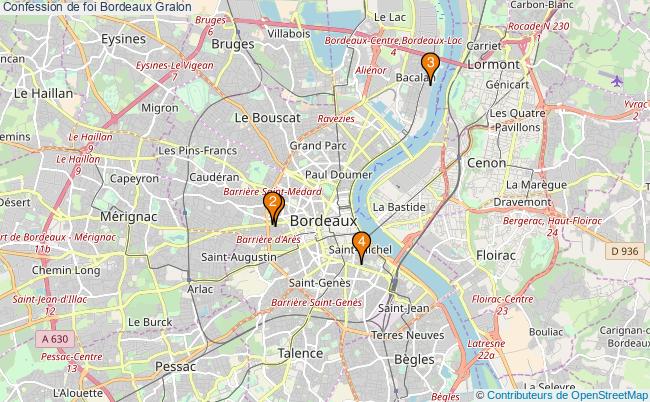 plan Confession de foi Bordeaux Associations confession de foi Bordeaux : 6 associations