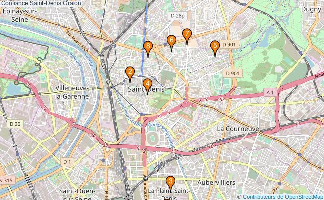 plan Confiance Saint-Denis Associations Confiance Saint-Denis : 13 associations