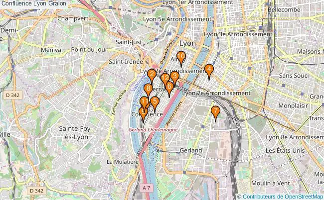 plan Confluence Lyon Associations Confluence Lyon : 14 associations