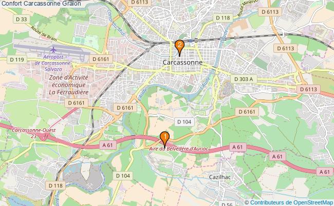 plan Confort Carcassonne Associations Confort Carcassonne : 3 associations